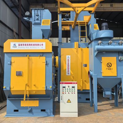 履帶滾筒式拋丸機(jī)（錳鋼護(hù)板）